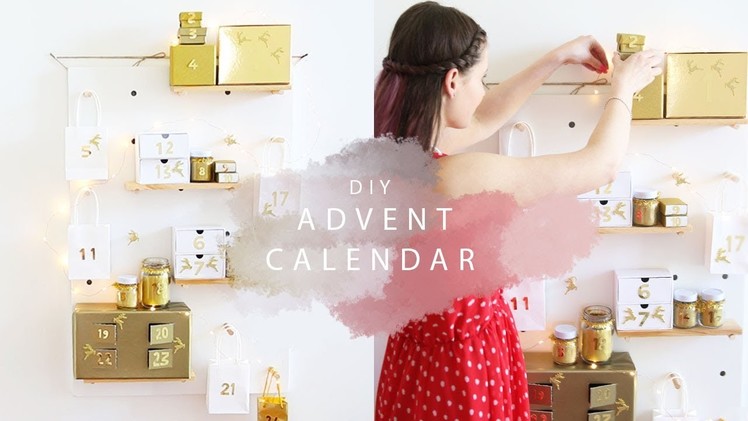 Advent Calendar DIY | Pinterest Inspired Peg Board
