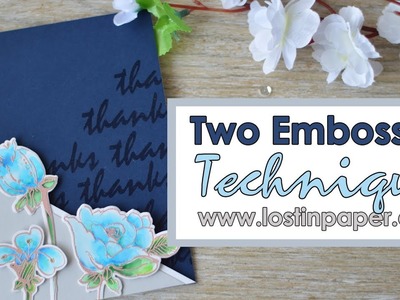 Altenew - Two Easy Embossed Techniques for Cardmaking!
