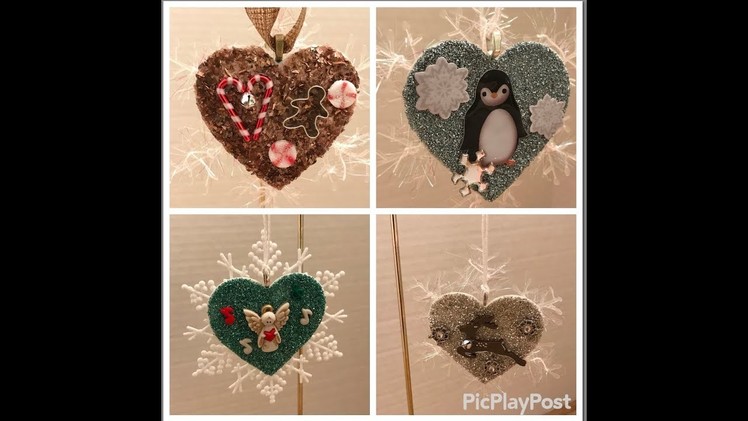 Beautiful DIY Christmas ornaments- 12 Days of Christmas Series # 3 Day 3