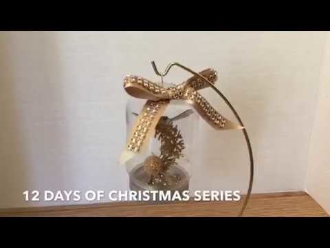 Beautiful DIY Christmas Ornaments ~ Dollar Tree ~ AC Moore ~ Michaels ~Series 12 DAYS OF CHRISTMAS