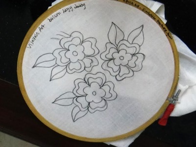 Beautiful Sketch hand embroidery designs