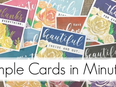 Create Amazing Cards with Simple Stamping