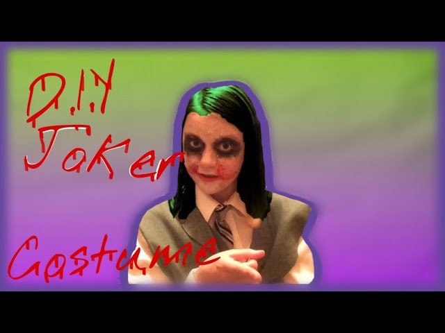 D.I.Y Joker Costume. Halloween GRWM