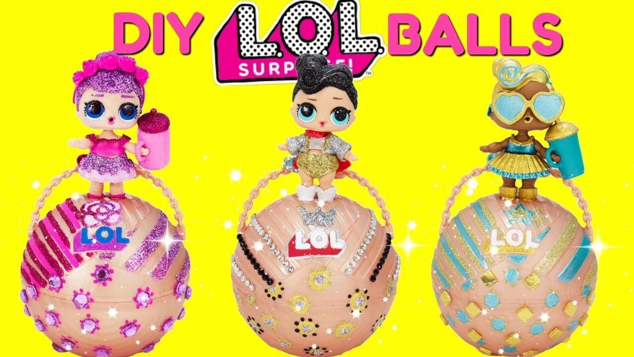 DIY LOL Surprise Balls Custom Makeover The Queen Sugar DJ Luxe Dolls Toys DIY LOL Surprise Balls Custom Makeover The Queen Sugar DJ Luxe Dolls Toys