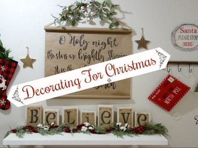 DECORATE WITH ME FOR CHRISTMAS 2017 | FARMHOUSE DIY DECOR IDEAS | Momma From Scratch