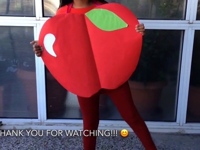 DIY Apple Costume | Last-minute idea | Super Easy