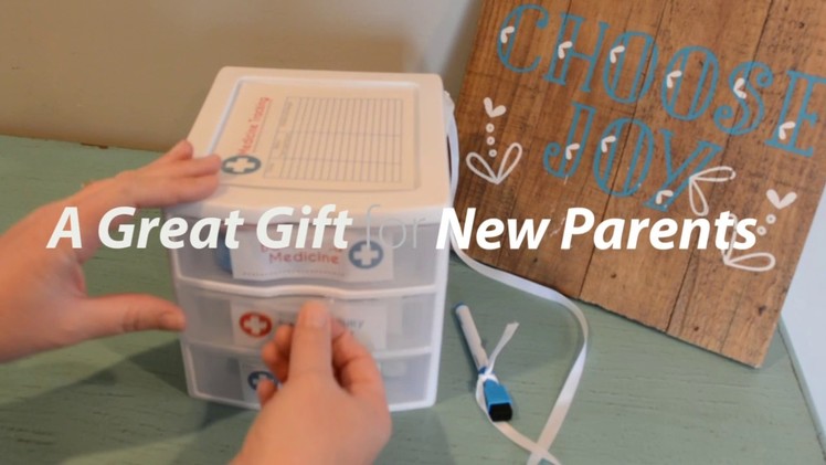DIY Baby Gift Medicine Cabinet