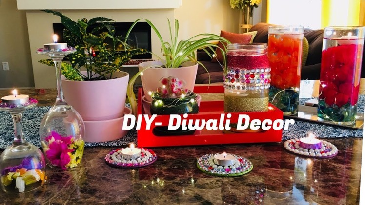 DIY Candle Decor || How to decorate your home || Easy last minute Decoration Ideas 2017