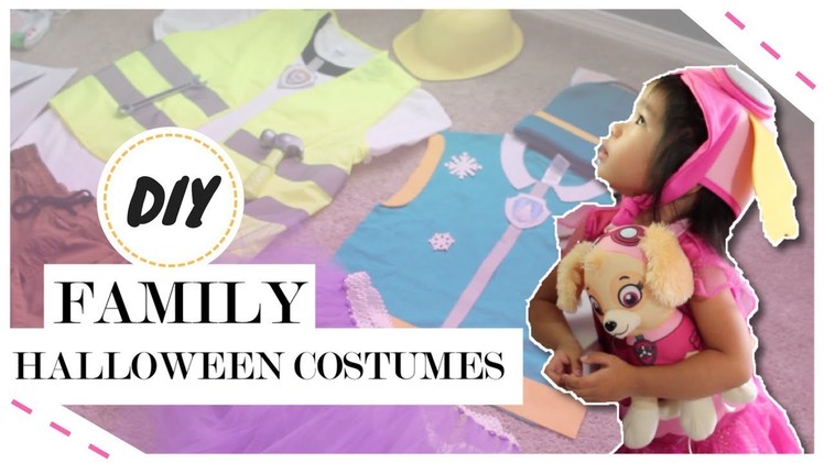 DIY Cheap Halloween Costumes! | Paw Patrol Family