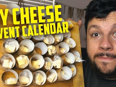DIY Cheese Advent Calendar