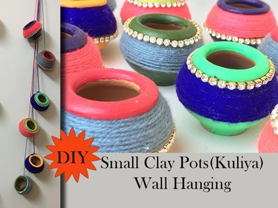 DIY Clay Pot Decoration | Kuliya wall hanging | Matki decoration|Terracotta Pot Decoration