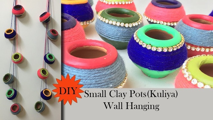 DIY Clay Pot Decoration | Kuliya wall hanging | Matki decoration|Terracotta Pot Decoration