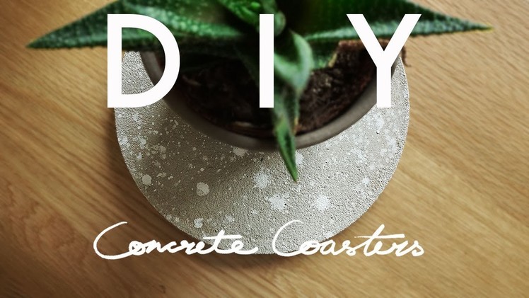 DIY | Concrete Coasters | cynch makes