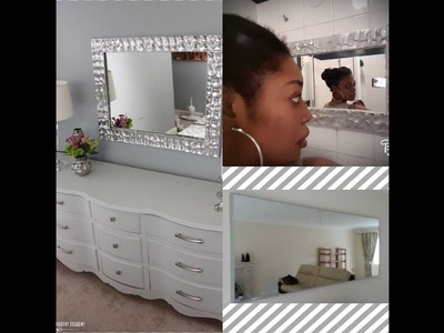 DIY  Decor, Frame Mirror (pricey look)