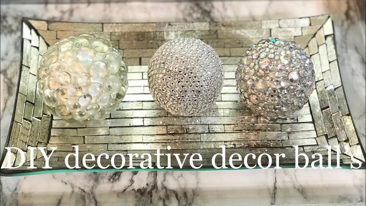 DIY Decorative decor balls.
