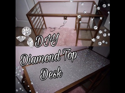 DIY Diamond Top Desk