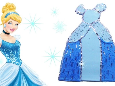 DIY Disney Princess Cinderella Play Doh Dress - How to Make Cinderella Costume with PlayDoh