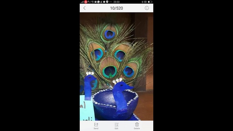 DIY diwali decoration special|peacock diya making|best out of waste diya decoration by p.c
