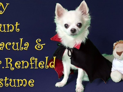 DIY Dog Dracula Costume & Mr.Renfield's Straitjacket