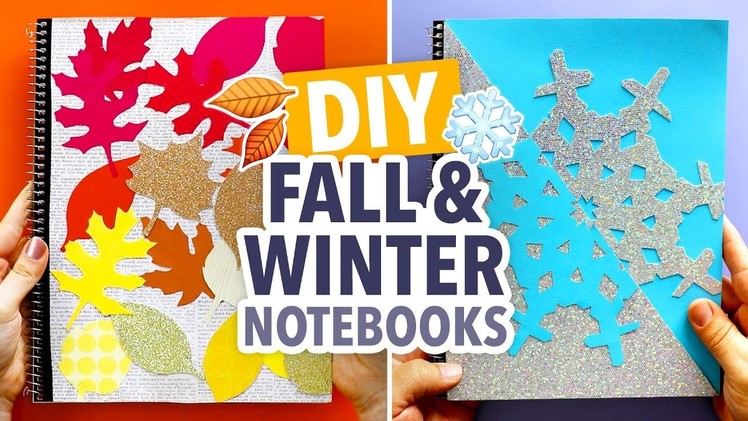 DIY Fall & Winter Notebook Covers with the Crafty Lumberjacks - HGTV Handmade