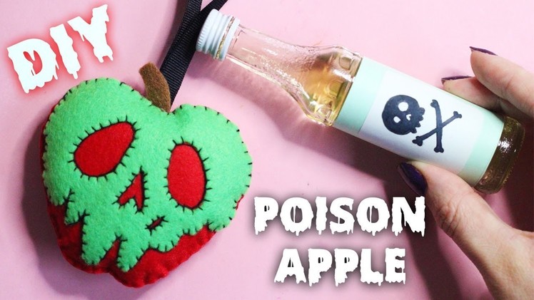 DIY | Felt Poison Apple Decoration.Door Hanger