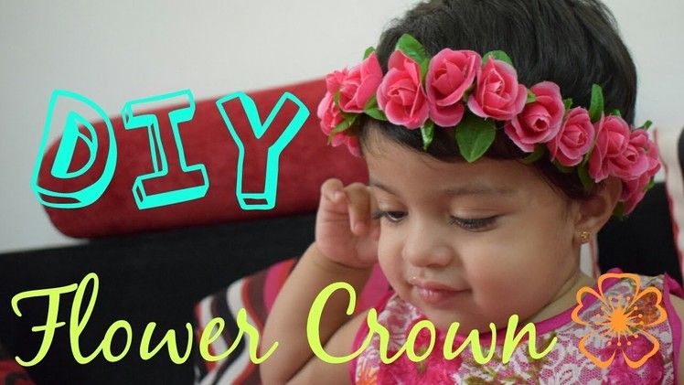 DIY Flower Crown. how to make flower crown