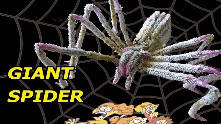 Diy Giant Halloween Spider For Kids
