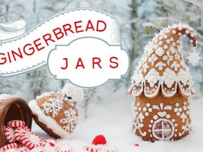 DIY Gingerbread House - Using a mason JAR - Christmas Gift IDEA