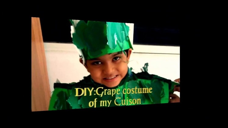 DIY:Grape Costume of my Cuison