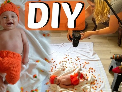 DIY Halloween Baby Photoshoot! | DAILY VLOG MonicaLeonsLife