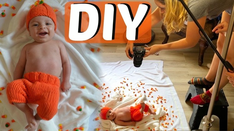 DIY Halloween Baby Photoshoot! | DAILY VLOG MonicaLeonsLife
