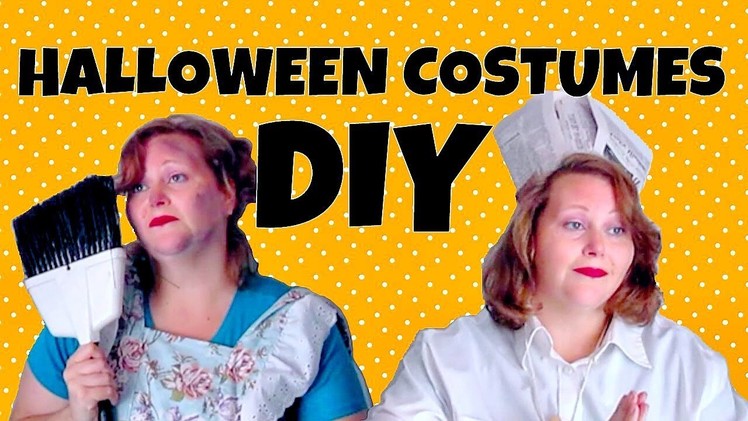 DIY HALLOWEEN COSTUMES USING ITEMS AROUND THE HOUSE | HonestlyKaren