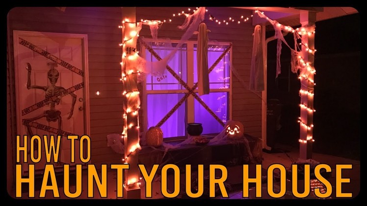 DIY - Halloween Front Porch Decor
