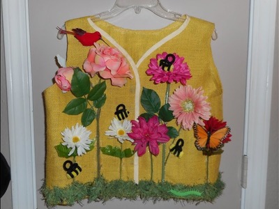 DIY Halloween Vest Costume for Amanda McNulty Making It Grow