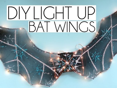 DIY LIGHT UP POUNDLAND BAT WINGS | CRAFTOBER #3