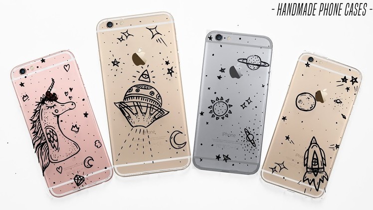 DIY????MAKING iPHONE 6 × 6 PLUS CASES - ETSY. DIY Phone Cases Covers Doodle Art