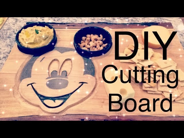 DIY Mickey Mouse (inspired by) CUTTING BOARD