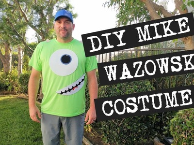 DIY Mike Wazowski Costume
