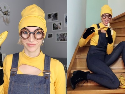 DIY Minion Costume | Top And Beanie | Halloween 2017