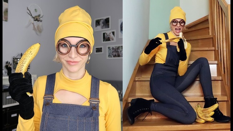 DIY Minion Costume | Top And Beanie | Halloween 2017