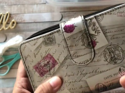 DIY Personal Travelers Notebook Wallet - Mini Bullet Journal