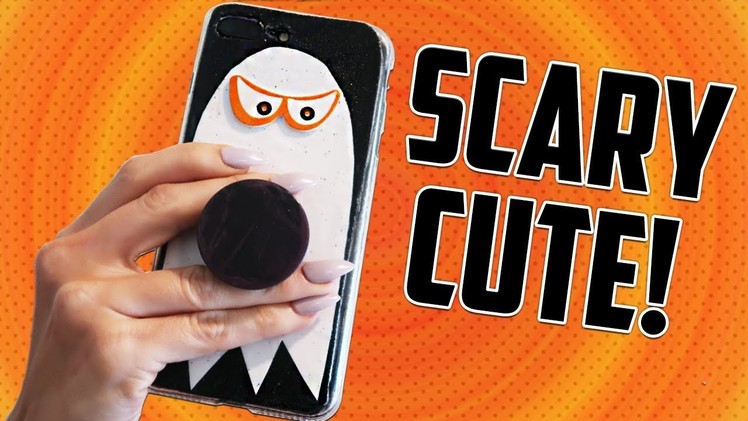 DIY PHONE CASE - ???? CUTE HALLOWEEN GHOST POPSOCKET CASE