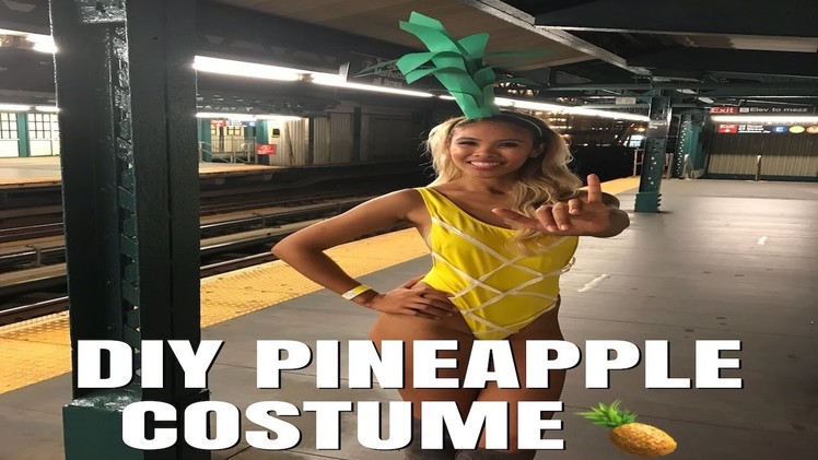 DIY Pineapple Costume!