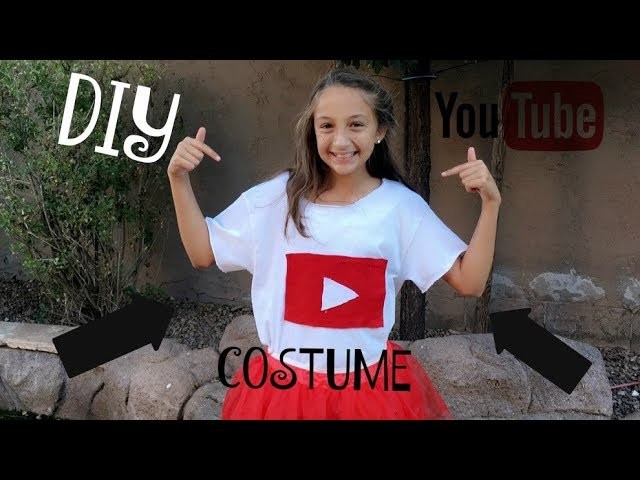 DIY YOUTUBE COSTUME!!!??