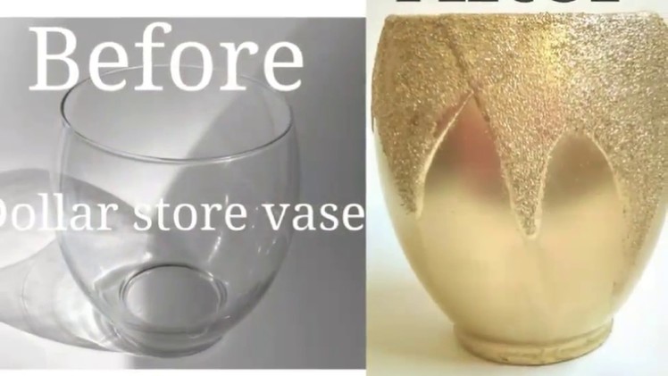 Dollar Store DIY Vase Decoration Idea | How To Decorate Dollar Tree store Vase