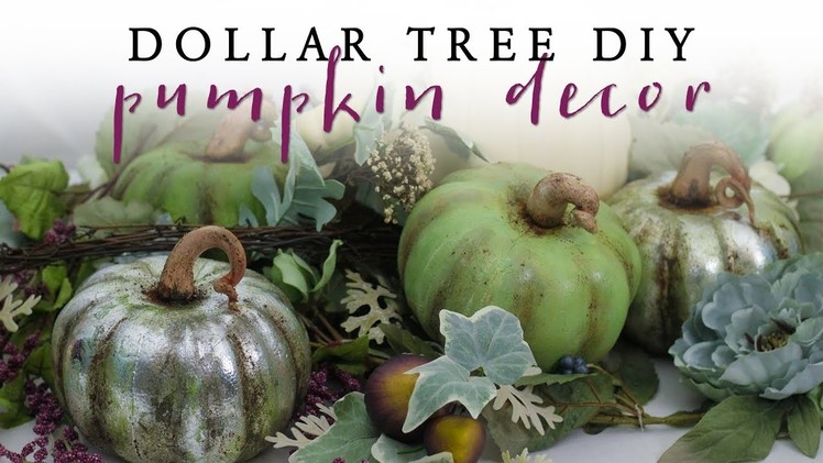 Dollar Tree DIY Pumpkin Decor