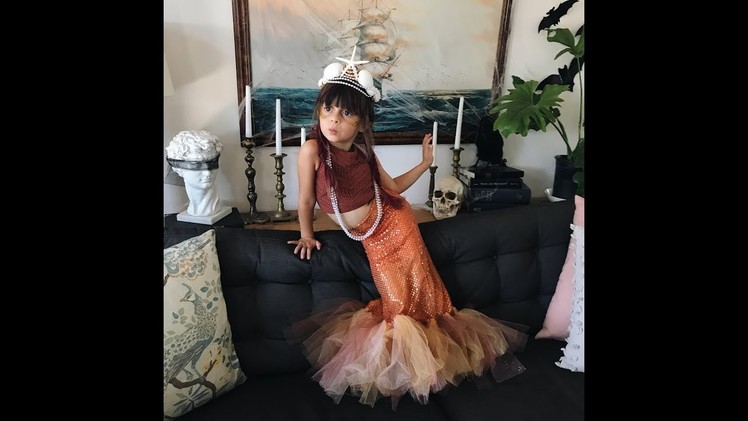 Easy and Cheap Child Mermaid Costume DIY for Under $10