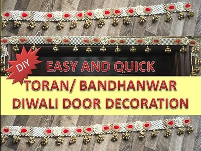 Easy and Quick DIY Bandhanwar.Toran Diwali Door Decoration.Hanging