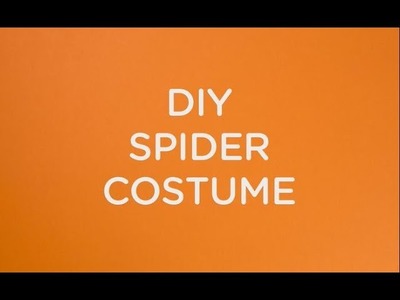 Easy DIY spider costume