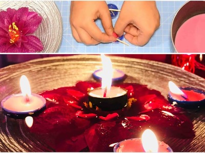Easy Quick Creative DIY Diya | Diwali FLoating Diya | Tea Light Candle | Make under 5 Minutes